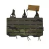 Pouch triple portacargador M4 Conquer corte láser camuflaje pixelado boscoso táctico resistente
