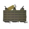 Pouch triple portacargador M4 Conquer corte láser camuflaje Ranger Green táctico resistente
