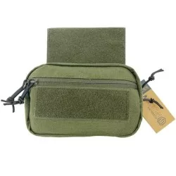 Pouch abdominal DDU Conquer MK3 corte láser camuflaje OD resistente y táctico
