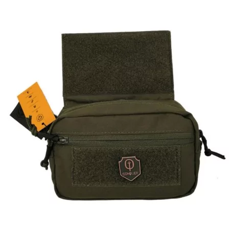 Pouch abdominal DDU Conquer MK3 corte láser camuflaje Ranger Green resistente y táctico