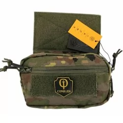 Pouch abdominal DDU Conquer MK3 corte láser camuflaje boscoso español resistente táctico