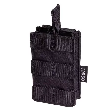 Pouch Corso cargador M4 simple MOLLE color negro con diseño táctico y resistente