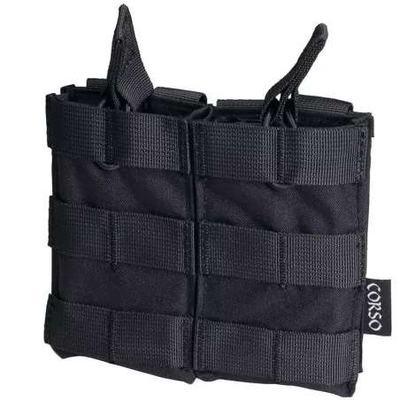 Pouch Corso cargador G36 doble molle negro con diseño táctico resistente