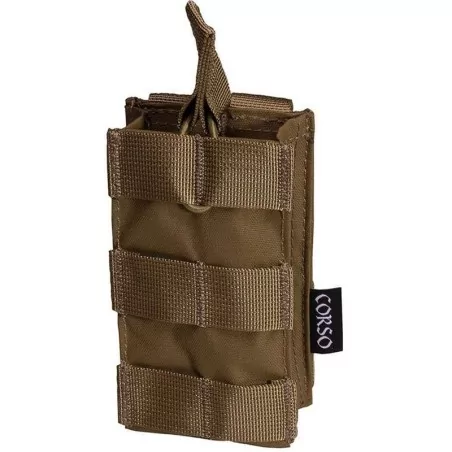 Pouch Corso cargador G36 simple molle coyote con diseño táctico resistente