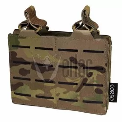 pouch doble cargador M4 multicam con corte láser y sistema molle