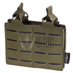 pouch doble cargador M4 ranger green con corte láser y sistema molle