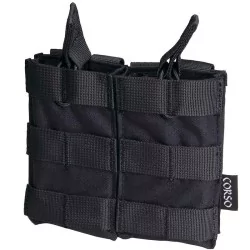 pouch doble cargador M4 negro compatible con sistema molle