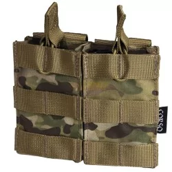 pouch doble cargador M4 multicam compatible con sistema molle