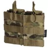 pouch doble cargador M4 multicam compatible con sistema molle