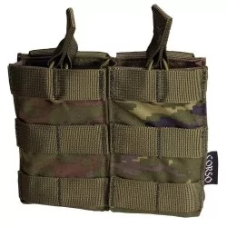 pouch doble cargador M4 pixelado boscoso compatible con sistema molle