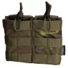 pouch doble cargador M4 pixelado boscoso compatible con sistema molle