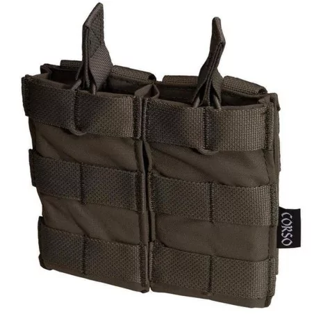 pouch doble cargador M4 ranger green compatible con sistema molle