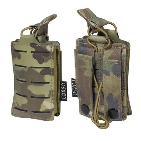 pouch simple cargador M4 multicam con sistema molle y diseño láser-cut