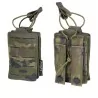 pouch simple cargador M4 pixelado boscoso con corte láser y sistema molle