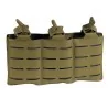 pouch triple cargador M4 coyote con sistema molle y diseño láser-cut