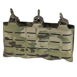 pouch triple cargador M4 multicam con corte láser y sistema molle