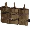 pouch triple cargador M4 multicam con sistema molle y diseño resistente