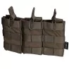 pouch triple cargador M4 ranger green con sistema molle resistente