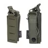 pouch simple cargador pistola verde con diseño láser y sistema molle