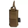 pouch simple cargador pistola mk2 coyote con sistema molle y diseño resistente