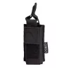 pouch simple cargador pistola mk2 negro con sistema molle y diseño resistente