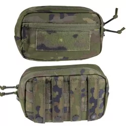pouch dagger utility mk1 pixelado boscoso con diseño táctico y sistema molle