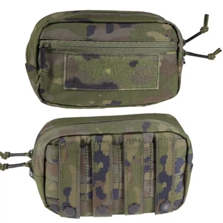 pouch dagger utility mk1 pixelado boscoso con diseño táctico y sistema molle