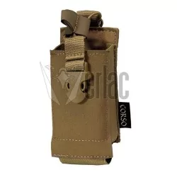 pouch walkie dagger molle corso coyote con diseño resistente y sistema molle firme