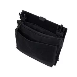 Front panel Delta Tactics Force MK1 negro para chalecos tácticos