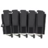 Pouch X5 pistola negro Delta Tactics Speedsoft resistente y ligero