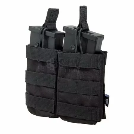 Pouch modular doble negro Delta Tactics para AK, G36 y SR25