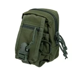 Pouch OD con cremallera Delta Tactics compatible con sistema molle