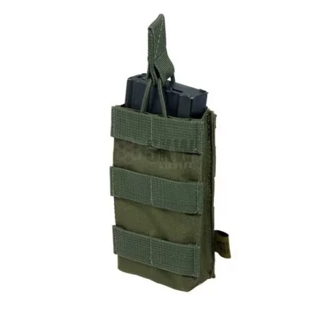Pouch modular simple verde OD para M4 Delta Tactics compatible con sistema molle