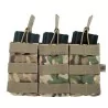 Pouch modular triple Multicam para M4 Delta Tactics compatible con sistema molle