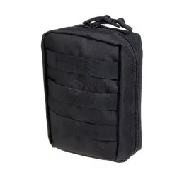 Pouch médico negro Delta Tactics compacto y resistente para emergencias