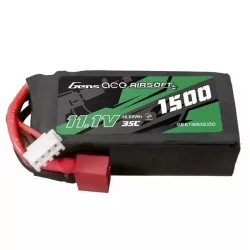 BATERÍA 1 MODULOS DE GENS ACE 11.1V 35C CONEXION T-DEAN