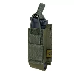 Pouch para pistola OD verde Delta Tactics resistente y compatible con molle