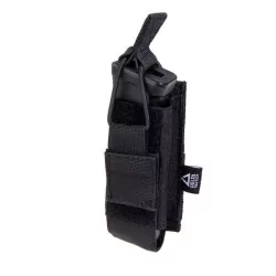 Pouch para pistola negro Delta Tactics resistente y compatible con molle