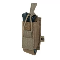 Pouch para pistola tan Delta Tactics resistente y compatible con molle