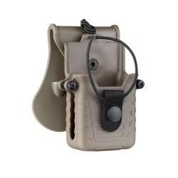 Pouch emisora Amomax coyote para comunicación táctica ajustable