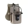 Pouch emisora Amomax coyote para comunicación táctica ajustable
