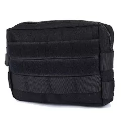 Pouch porta accesorios deluxe negro ideal para organización táctica en airsoft