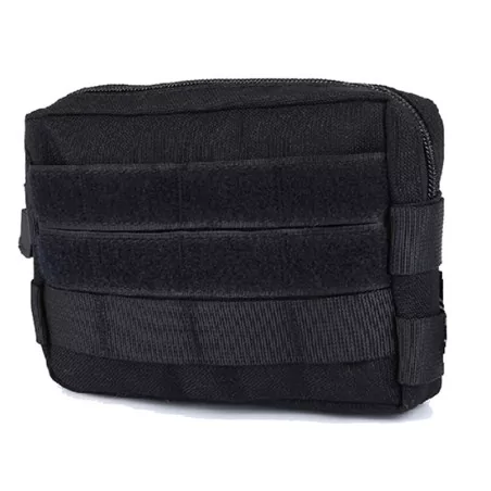 Pouch porta accesorios deluxe negro ideal para organización táctica en airsoft
