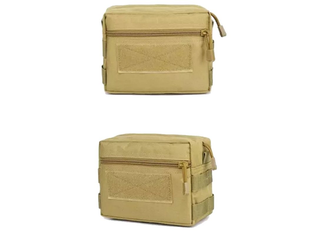 POUCH PORTA ACCESORIOS MULTIUSOS TAN