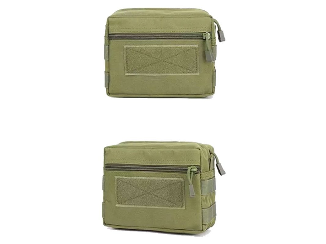 POUCH PORTA ACCESORIOS MULTIUSOS VERDE OD