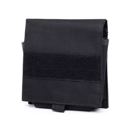 Pouch porta documentos deluxe negro para uso táctico y organización segura