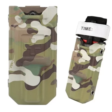 Pouch porta torniquete multicam con diseño táctico y camuflaje avanzado