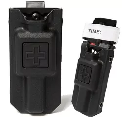 Pouch porta torniquete negro resistente para uso táctico y emergencia