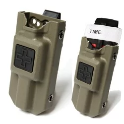 Pouch porta torniquete verde OD para uso táctico y emergencia rápida