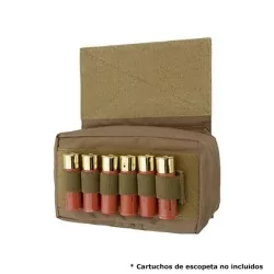 Pouch drop-down armor carrier color tan para chaleco táctico y protección